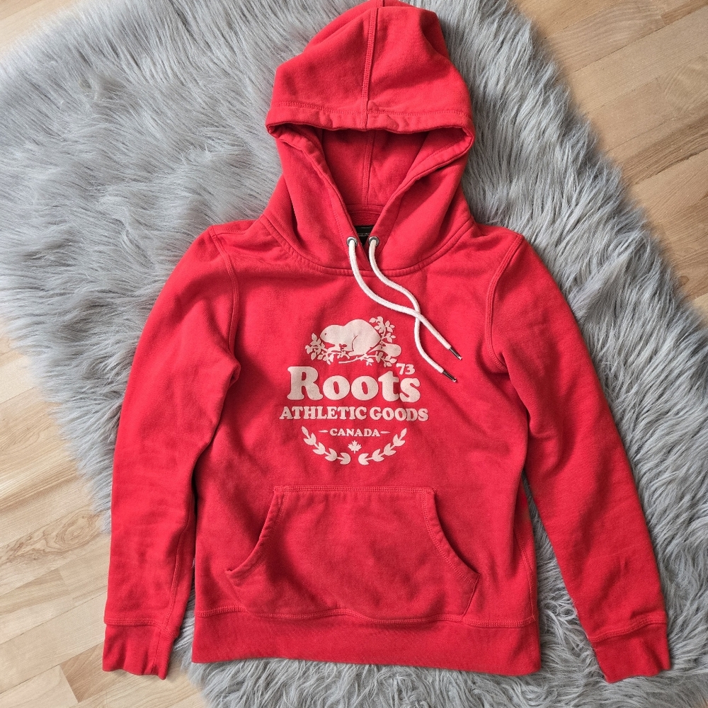 Roots Womens Kanga Hoodie Large Logo